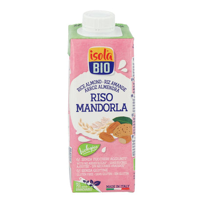 Pack 24 uds Bebida de Arroz y Almendras Bio Isola BIO 250 ml